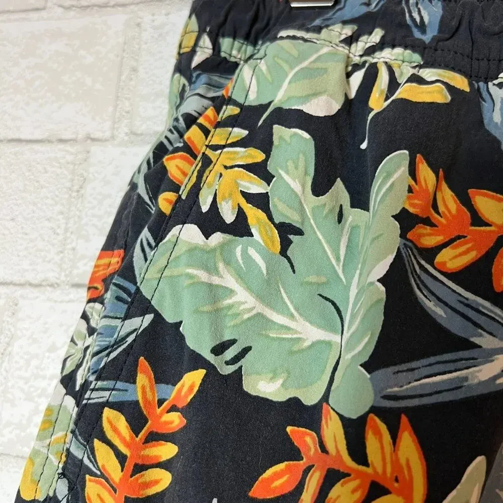 J. Crew‎ Stretch Swim Floral Print Trunk Men's Size L